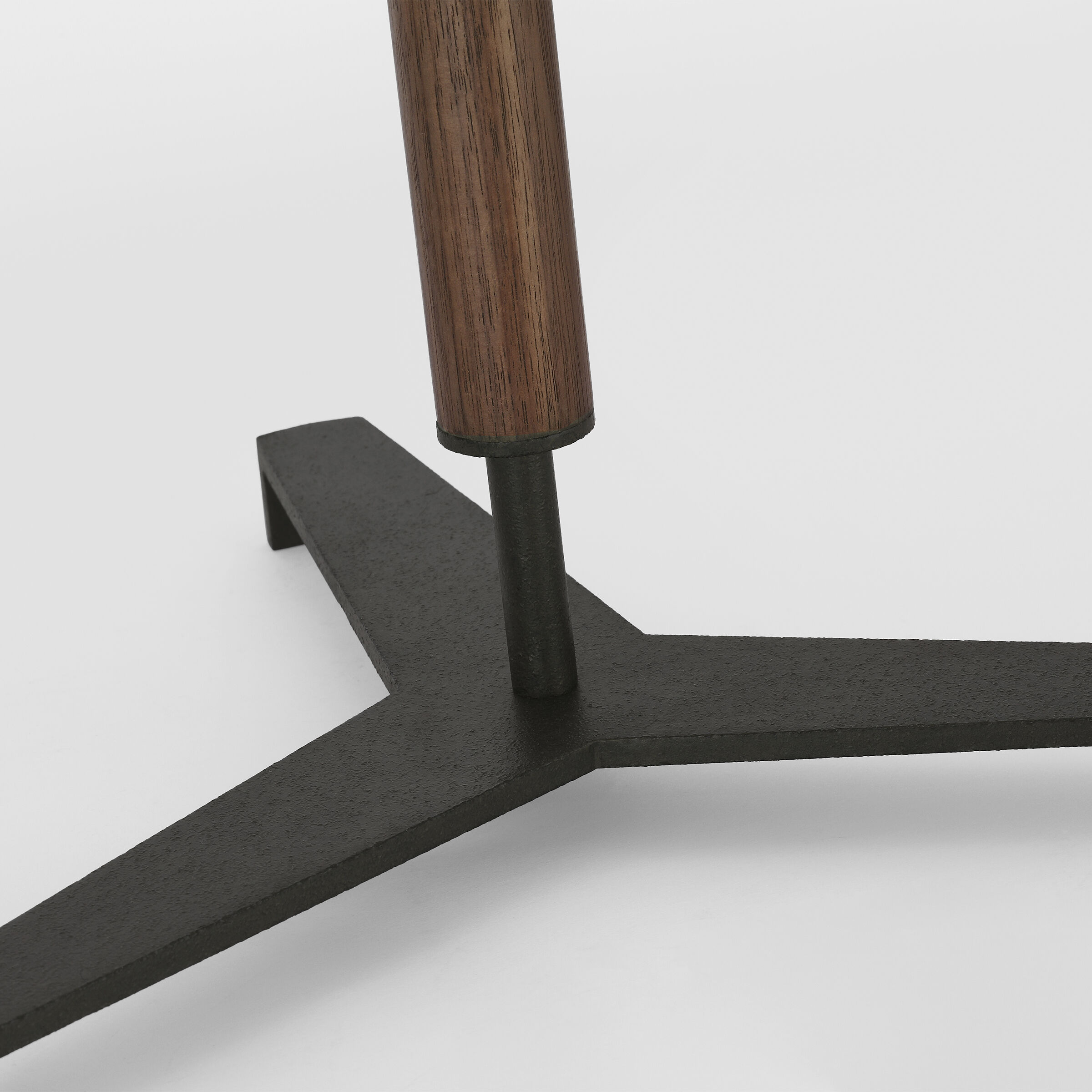 Ray Booth Amaya 28 inch 6.50 watt Weathered Iron and Dark Walnut Table Lamp Portable Light