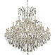 Maria Theresa 41 Light 52 inch Chrome Foyer Ceiling Light in Clear, Royal Cut