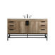 Eugene 60 X 22 X 33.5 inch Natural Oak Vanity Sink Set