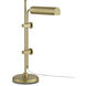 Satire 23 inch 10.00 watt Brushed Brass Table Lamp Portable Light