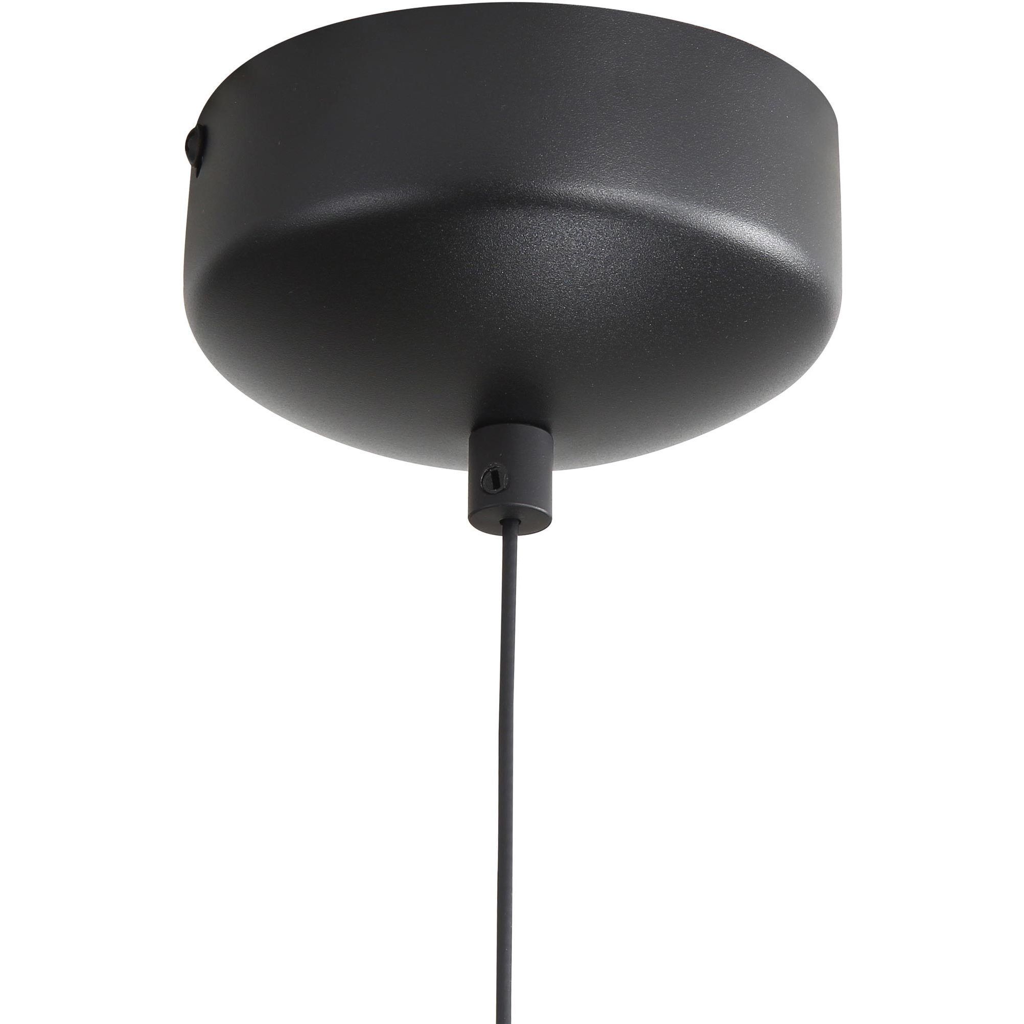 Faroe Pendant Ceiling Light in Flecked Black/Grey