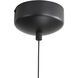 Faroe Pendant Ceiling Light in Flecked Black/Grey