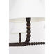 C&M by Chapman & Myers Fiona 6 Light 50 inch Aged Iron Chandelier Ceiling Light