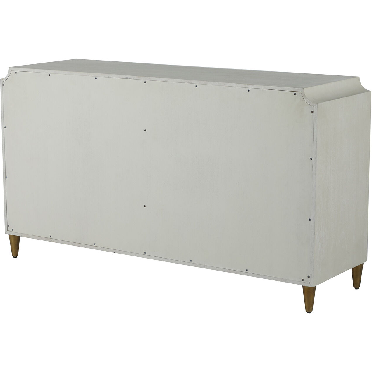 Chiri Cerused White / Stained Gold Chest