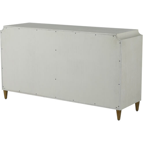 Chiri Cerused White / Stained Gold Chest