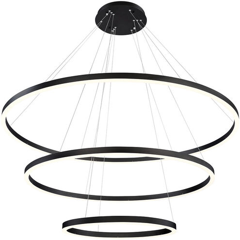 Spunto LED 60.75 inch Black Chandelier Ceiling Light