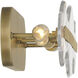 Elora 4 Light 28 inch Legacy Brass Vanity Light Wall Light