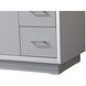 Hayes 54 X 22 X 35 inch Grey Vanity Sink Set