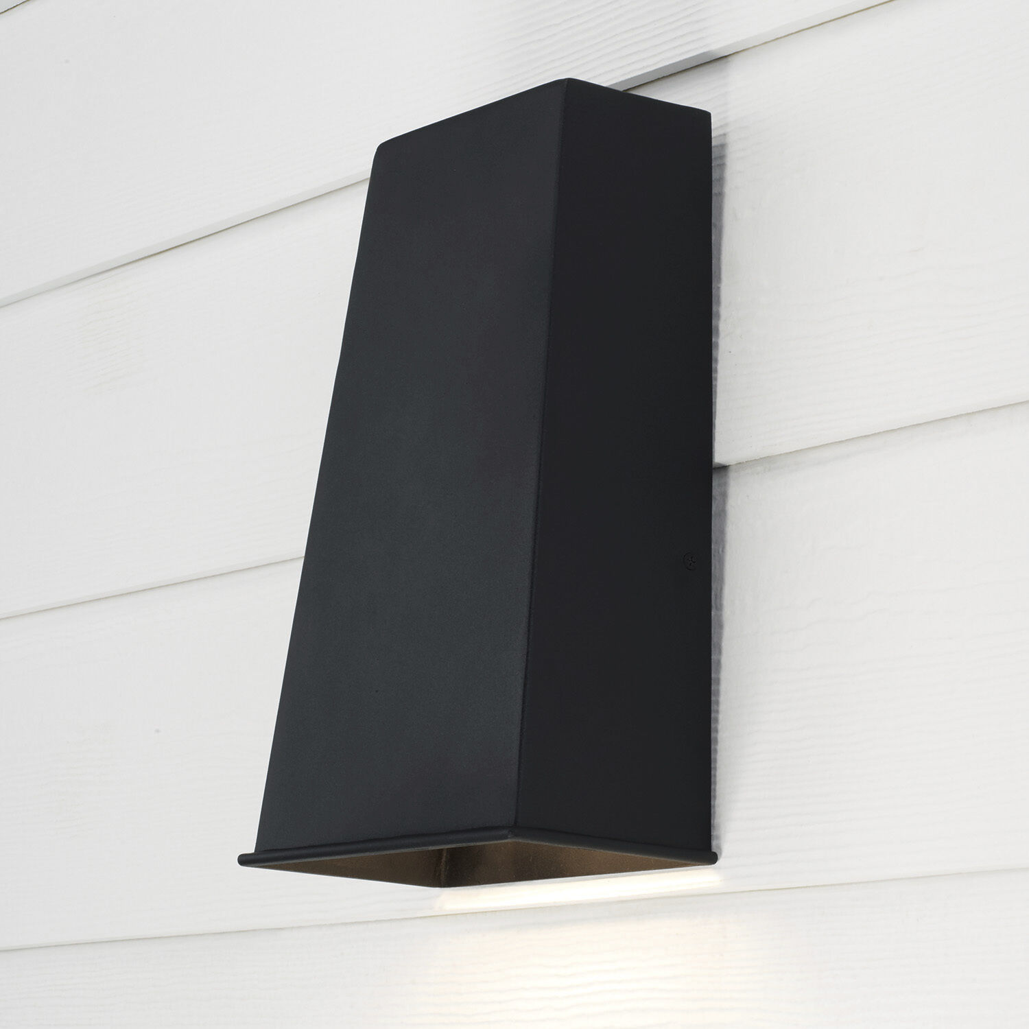 Ansel LED 12.5 inch Black Outdoor Wall Lantern