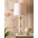 Signature 34 inch 150 watt Crystal and Polished Nickle with White Table Lamp Portable Light