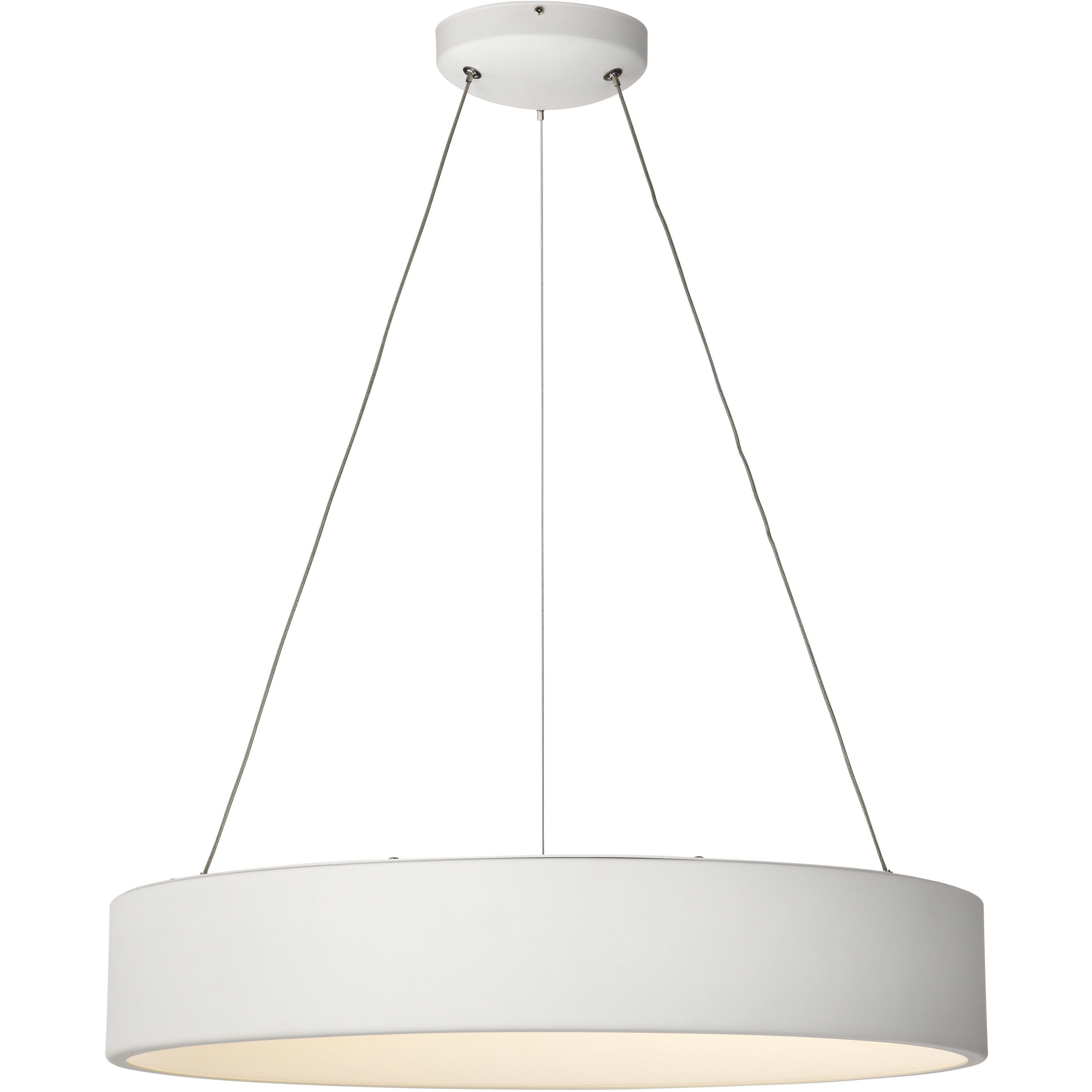 Orbit LED 23.5 inch White Pendant Ceiling Light