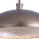 Emblem 1 Light 20 inch Pearlized Antique Brass Pendant Ceiling Light