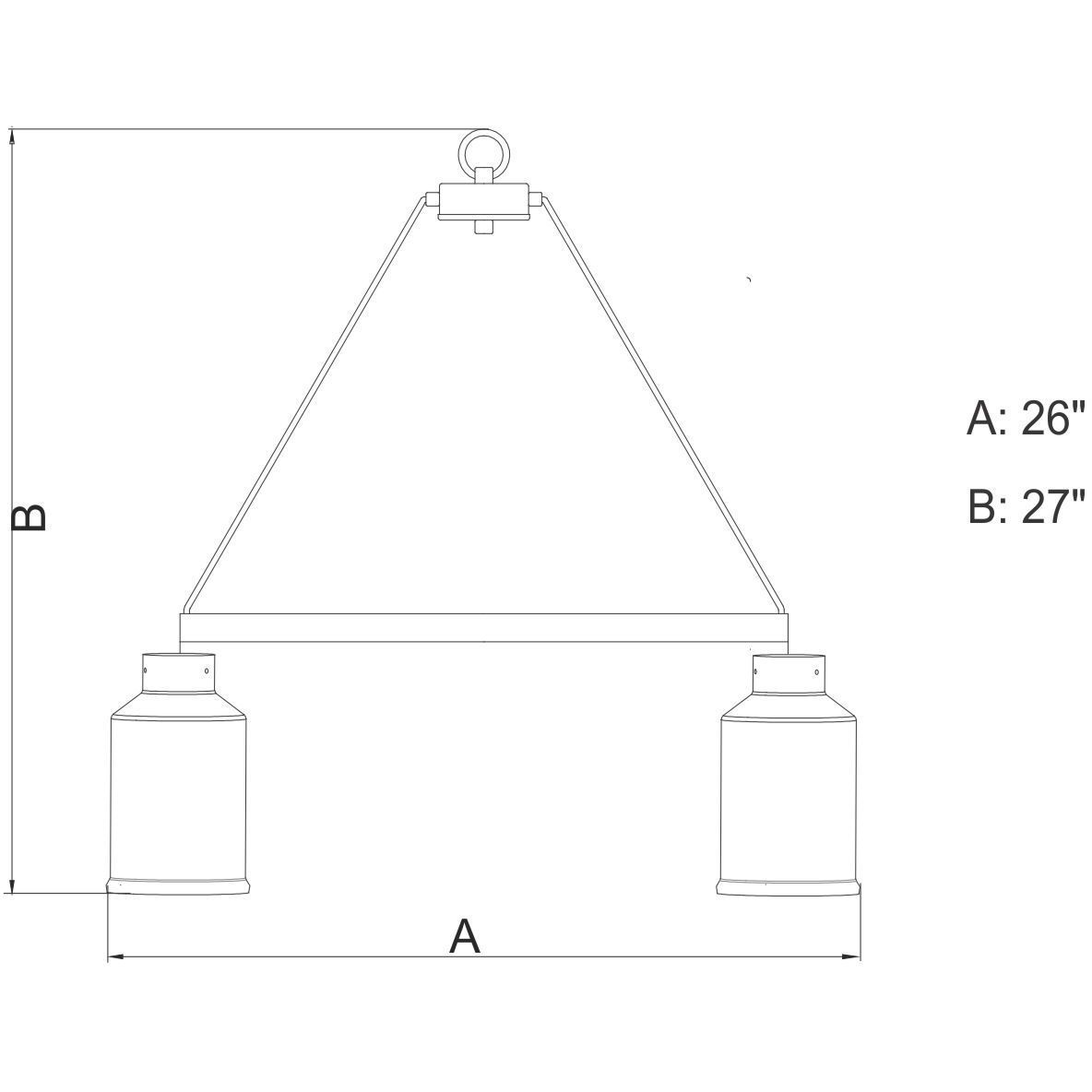 Milone LED 26 inch Textured Rustic Bronze Chandelier Ceiling Light