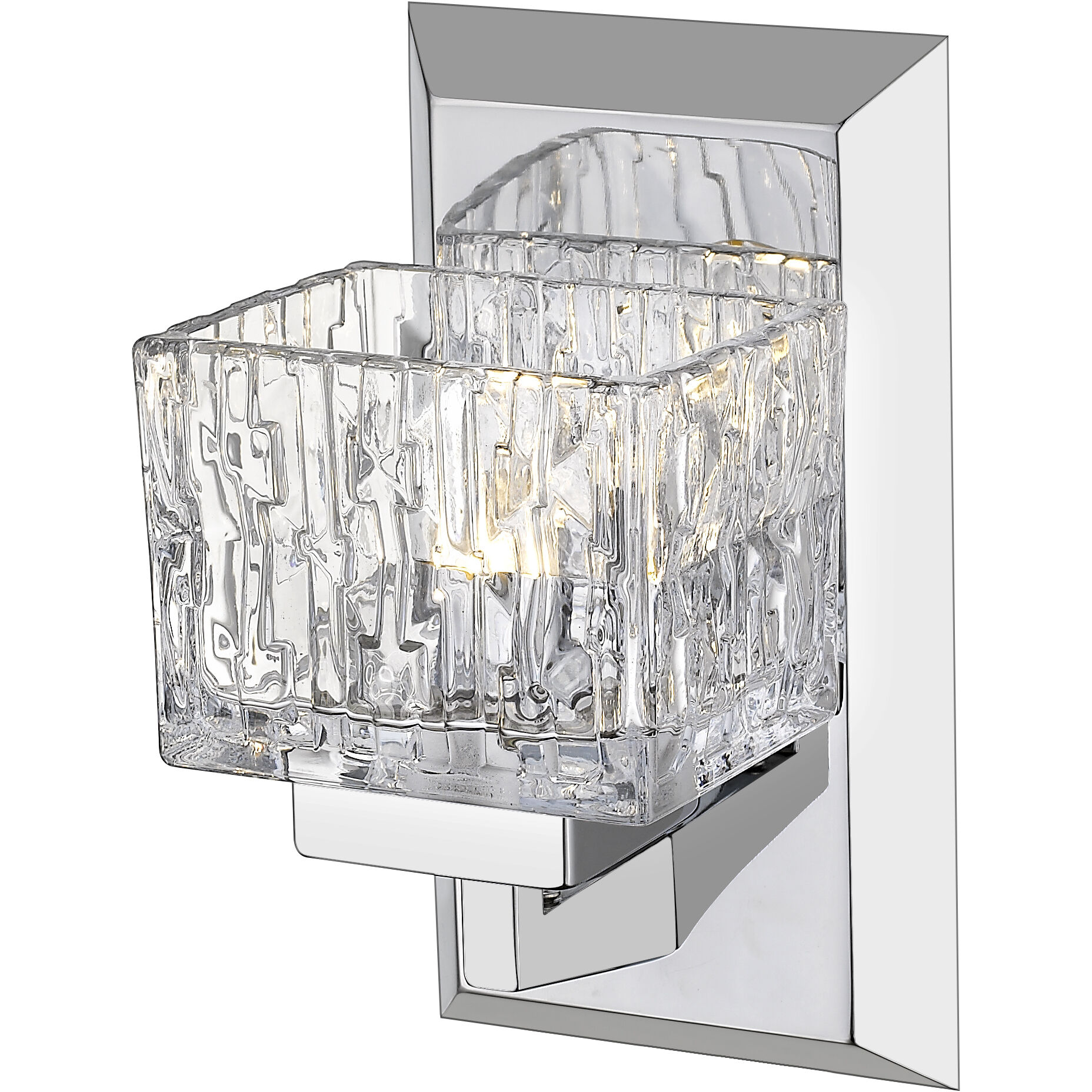 Rubicon 1 Light 4.75 inch Chrome Wall Sconce Wall Light in G9