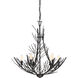 Thornhill 6 Light 26 inch Marcado Black Chandelier Ceiling Light