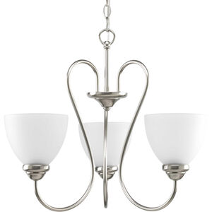 Armstrong 3 Light 22 inch Brushed Nickel Chandelier Ceiling Light