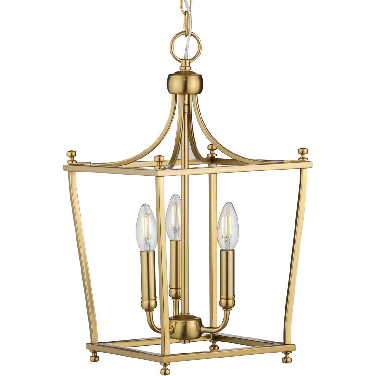 Parkhurst 3 Light 11 inch Brushed Bronze Foyer Pendant Ceiling Light