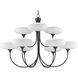 Solfeggio 9 Light 48 inch Oil Rubbed Bronze Chandelier Ceiling Light, Large