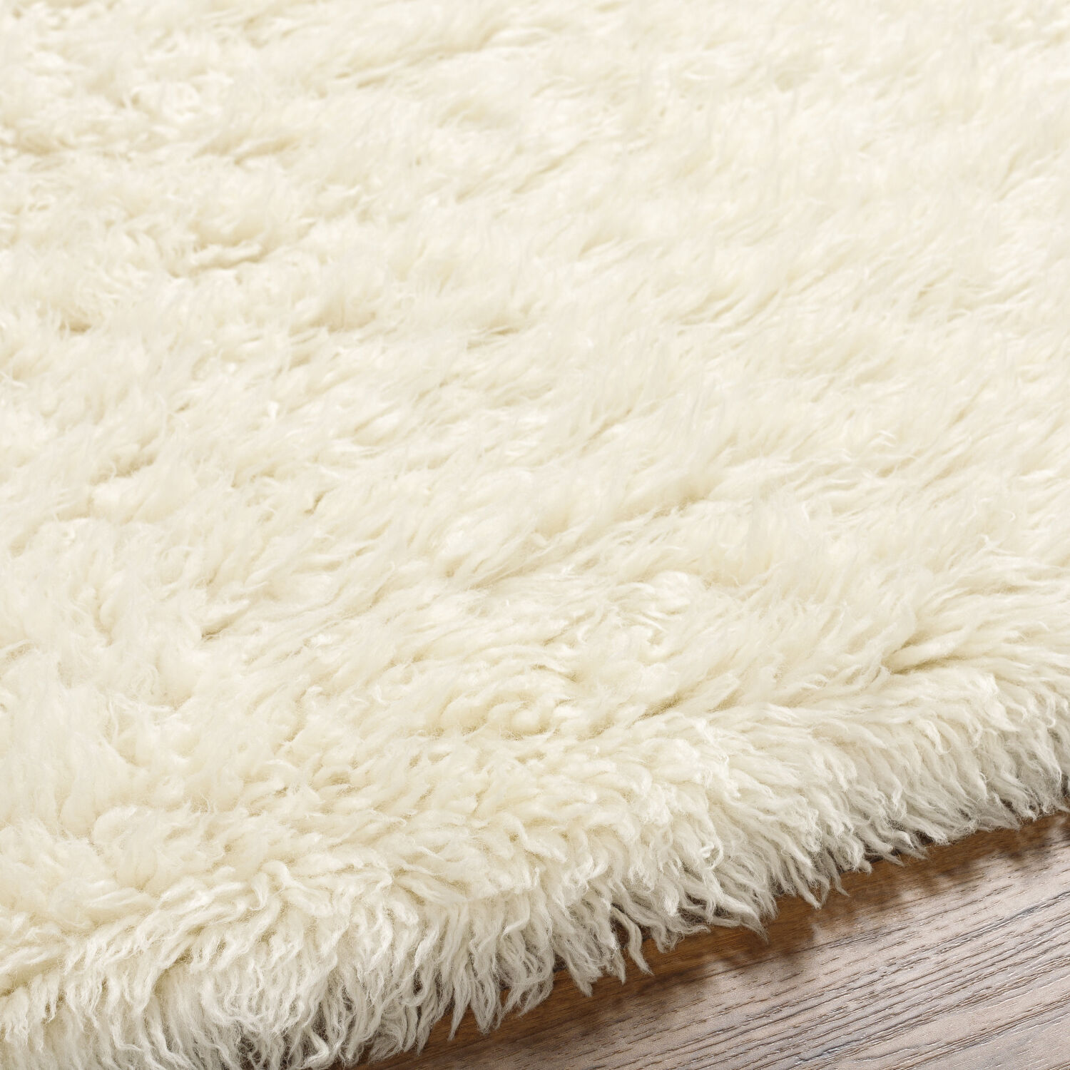 Alpaca 120 X 96 inch Cream Rug, Rectangle