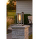 Coastal Elements Republic 1 Light 16.5 inch Satin Nickel Outdoor Pier Mount Lantern in Non-LED, Estate Series