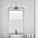 Madison 4 Light 32 inch Chrome Vanity Light Wall Light
