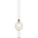 Acra 1 Light 5 inch Shiny White ADA ADA Single Sconce Wall Light
