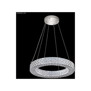 Acrylic LED 16 inch Silver Acrylic Chandelier Ceiling Light