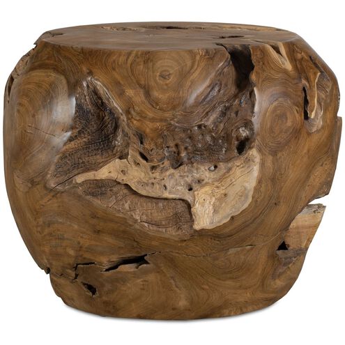 Sola 24.5 X 17.5 inch Natural Teak Outdoor Side Table