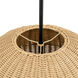 Elise 3 Light 22 inch Matte Black Indoor Pendant Ceiling Light