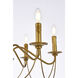 Westley 6 Light 24 inch Brass Pendant Ceiling Light