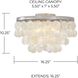 Shelby 3 Light 16.25 inch Polished Nickel Flush Mount Ceiling Light