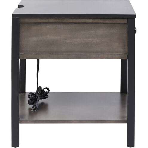 Ramsay 22 X 22 inch Brown with Black Accent Table