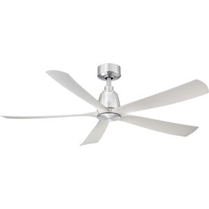 Kute5 52 52 inch Brushed Nickel Indoor/Outdoor Ceiling Fan