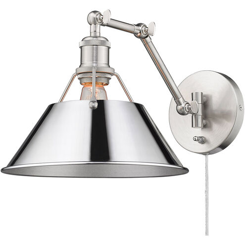 Orwell 1 Light 10 inch Pewter Articulating Wall Sconce Wall Light in Chrome, Adjustable