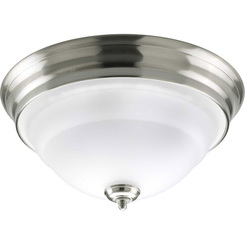 Torino 2 Light 14.63 inch Brushed Nickel Flush Mount Ceiling Light