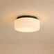 Edgemont 4 Light 20 inch Matte Black Flush Mount Ceiling Light