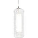 Hermosa LED 6 inch Satin Nickel Pendant Ceiling Light