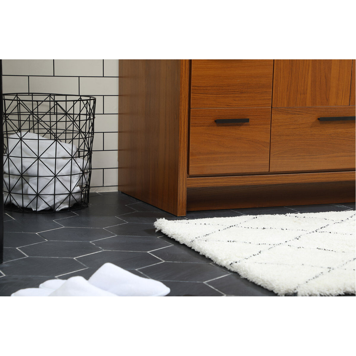 Wyatt 48 X 22 X 34 inch Teak Vanity Sink Set