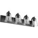 Fort Worth 4 Light 29.50 inch Bathroom Vanity Light