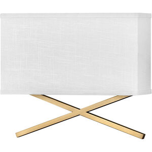 Galerie Axis LED 15 inch Heritage Brass ADA Indoor Wall Sconce Wall Light