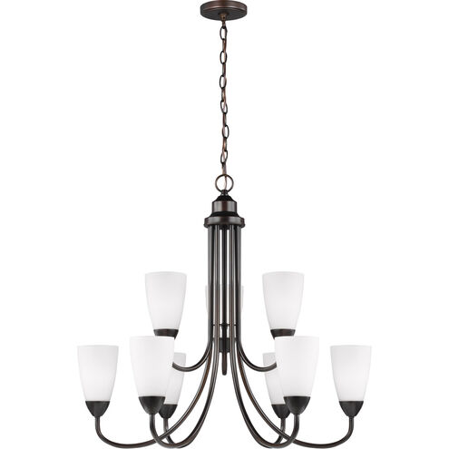 Seville 9 Light 28.88 inch Bronze Chandelier Ceiling Light