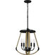 Demura 4 Light 16 inch Matte Black Pendant Ceiling Light