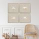 Landscapes Collection Sleek Champagne Gold Wood Framed Art