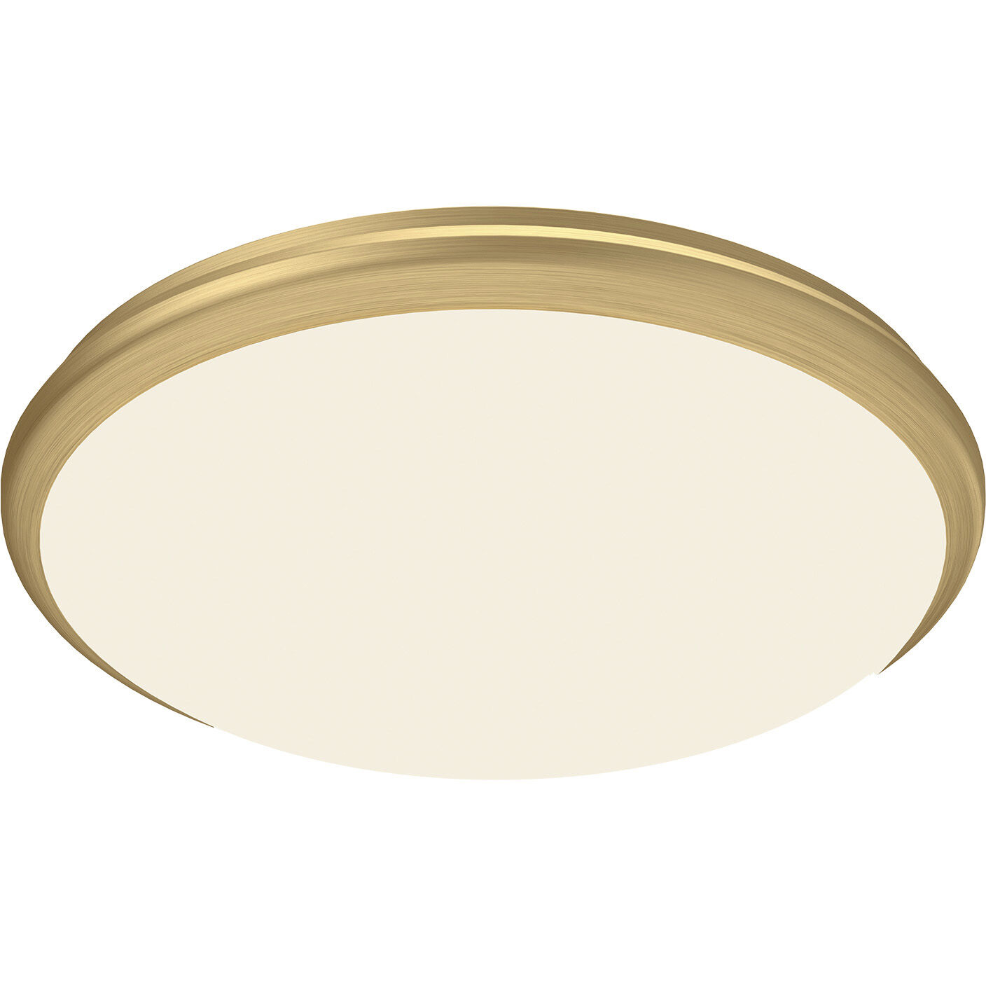 Malta LED 12 inch Brushed Gold Flush Mount Ceiling Light