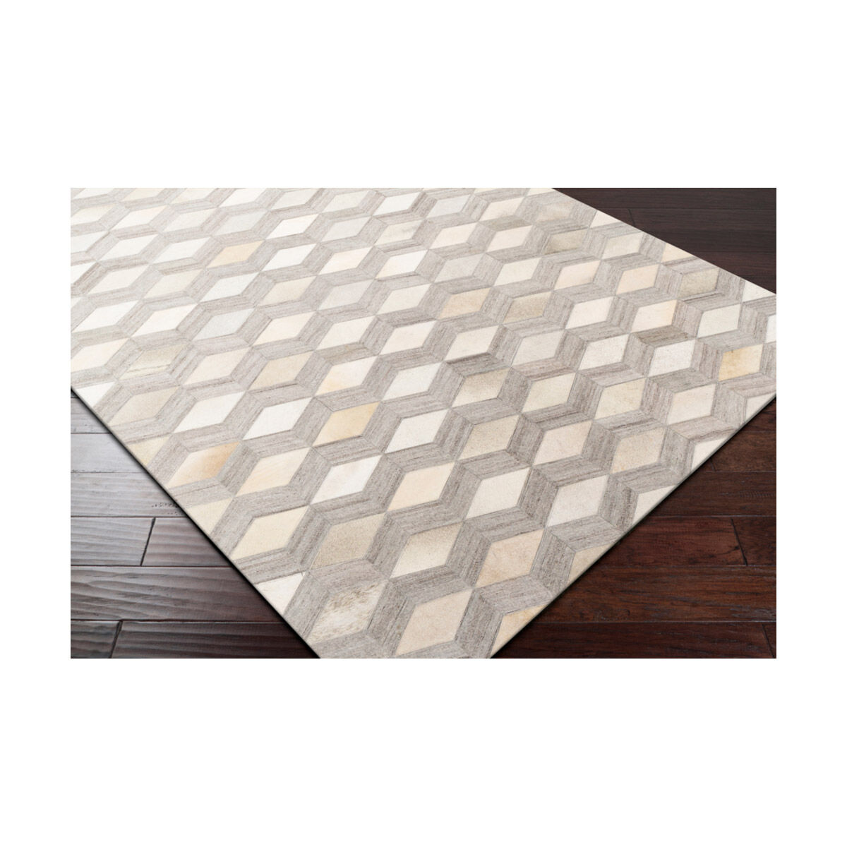 Medora 36 X 24 inch Ivory/Light Gray/Medium Gray Rugs, Rectangle