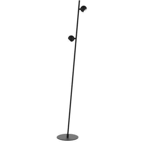 Fernanda 50.75 inch 5 watt Satin Black Floor Lamp Portable Light