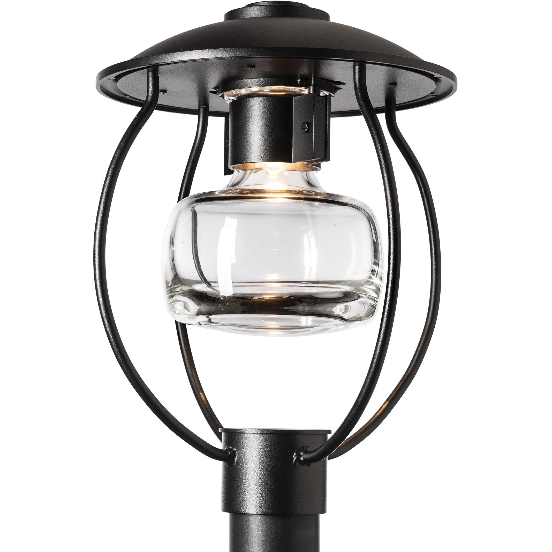 Mason 1 Light 17 inch Coastal Black Outdoor Post Light