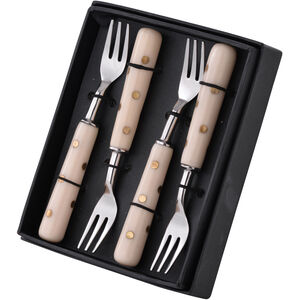Alice Silver and Ivory Forks and Knives, Set of 4