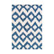 Frontier 96 X 60 inch Navy/Cream Rugs, Wool
