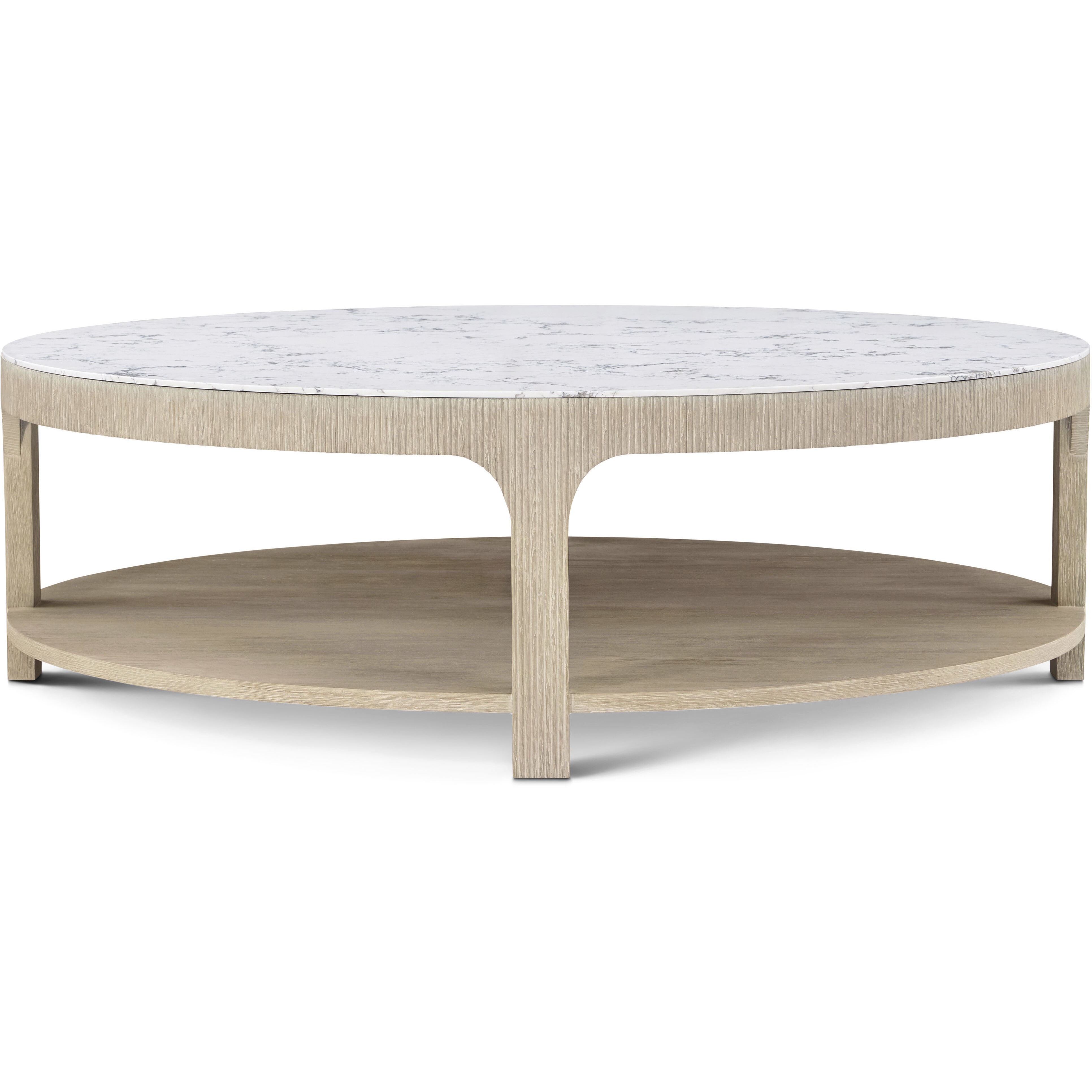 Horizon 54 X 54 inch Day Cocktail Table, Wooden with Marble Top